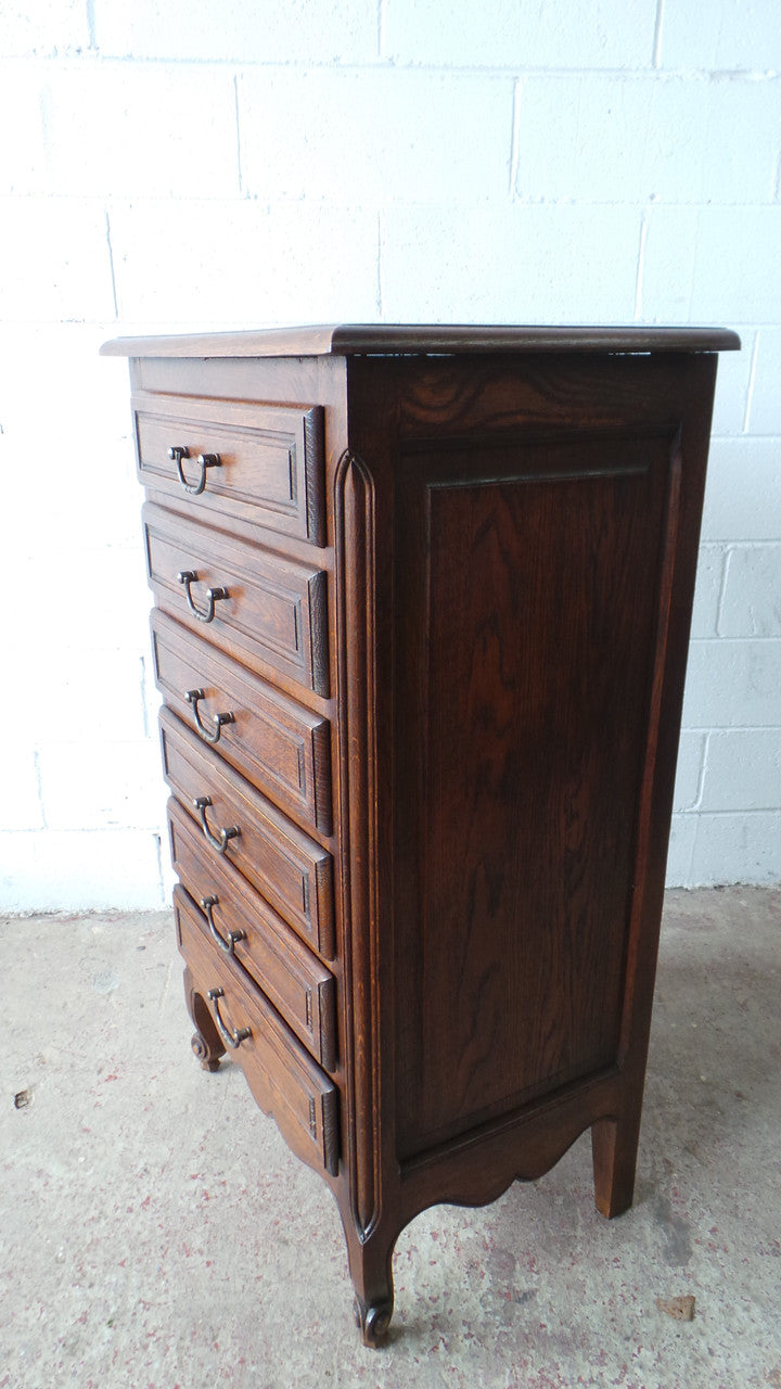 Fabulous French Oak Set Of Six Drawers | Antique & Vintage | Moonee Ponds Antiques | Australia Wide Delivery