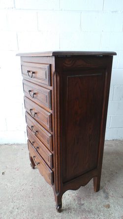 Fabulous French Oak Set Of Six Drawers | Antique & Vintage | Moonee Ponds Antiques | Australia Wide Delivery