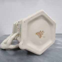 Belleek Brown Mark Jug With Ivy Decoration, Branch Handle & Bacchus Spout | Antique & Vintage | Moonee Ponds Antiques | Australia Wide Delivery