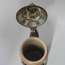 Small Vintage German beer stein marked made in the federal republic of Germany underneath. It is in good original condition, please view photos as they help form part of the description.