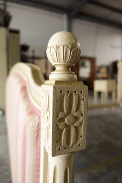 King Size Louis XVI Style Bed | Antique & Vintage | Moonee Ponds Antiques | Australia Wide Delivery
