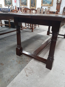 Late 20th Century French Oak Refectory Dining Table | Antique & Vintage | Moonee Ponds Antiques | Australia Wide Delivery