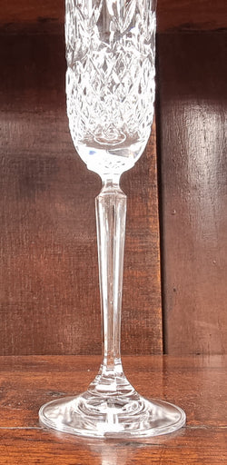 Set of Eight Crystal Champagne Glasses | Antique & Vintage | Moonee Ponds Antiques | Australia Wide Delivery