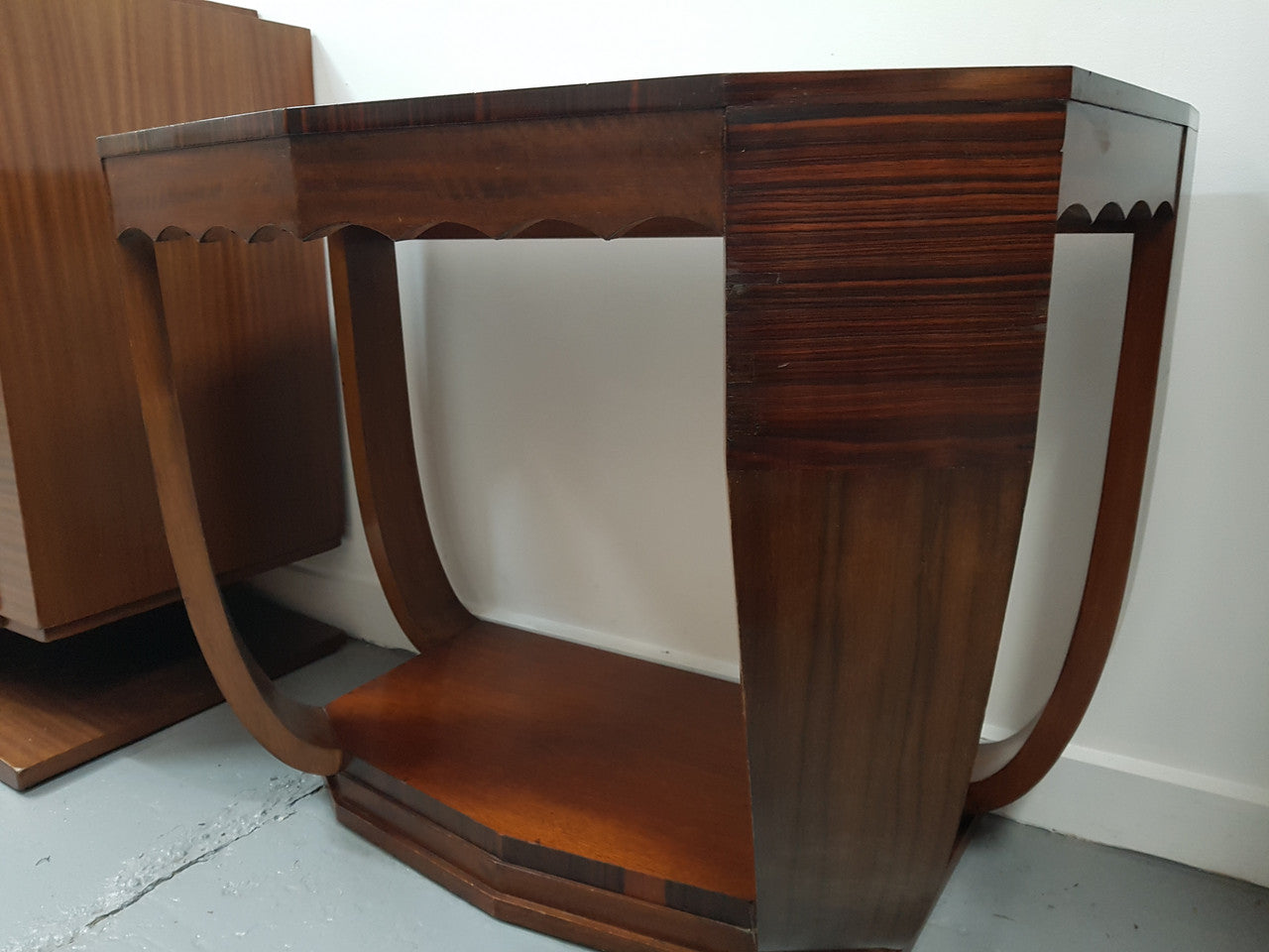 Walnut Art Deco Console Table | Antique & Vintage | Moonee Ponds Antiques | Australia Wide Delivery