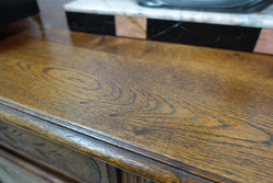 French Provincial Oak Small Buffet | Antique & Vintage | Moonee Ponds Antiques | Australia Wide Delivery