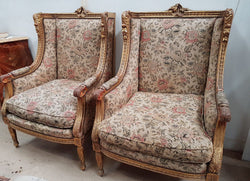 Pair of French Louis XV Style Gilt Fauteuils | Antique & Vintage | Moonee Ponds Antiques | Australia Wide Delivery