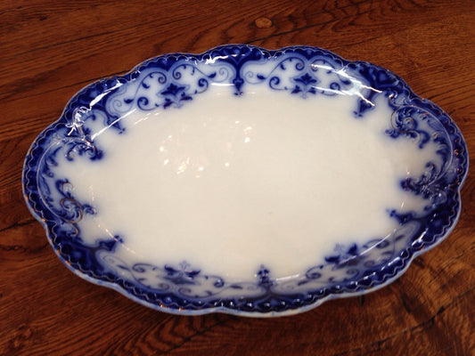 English Victorian Antique Meat Plate