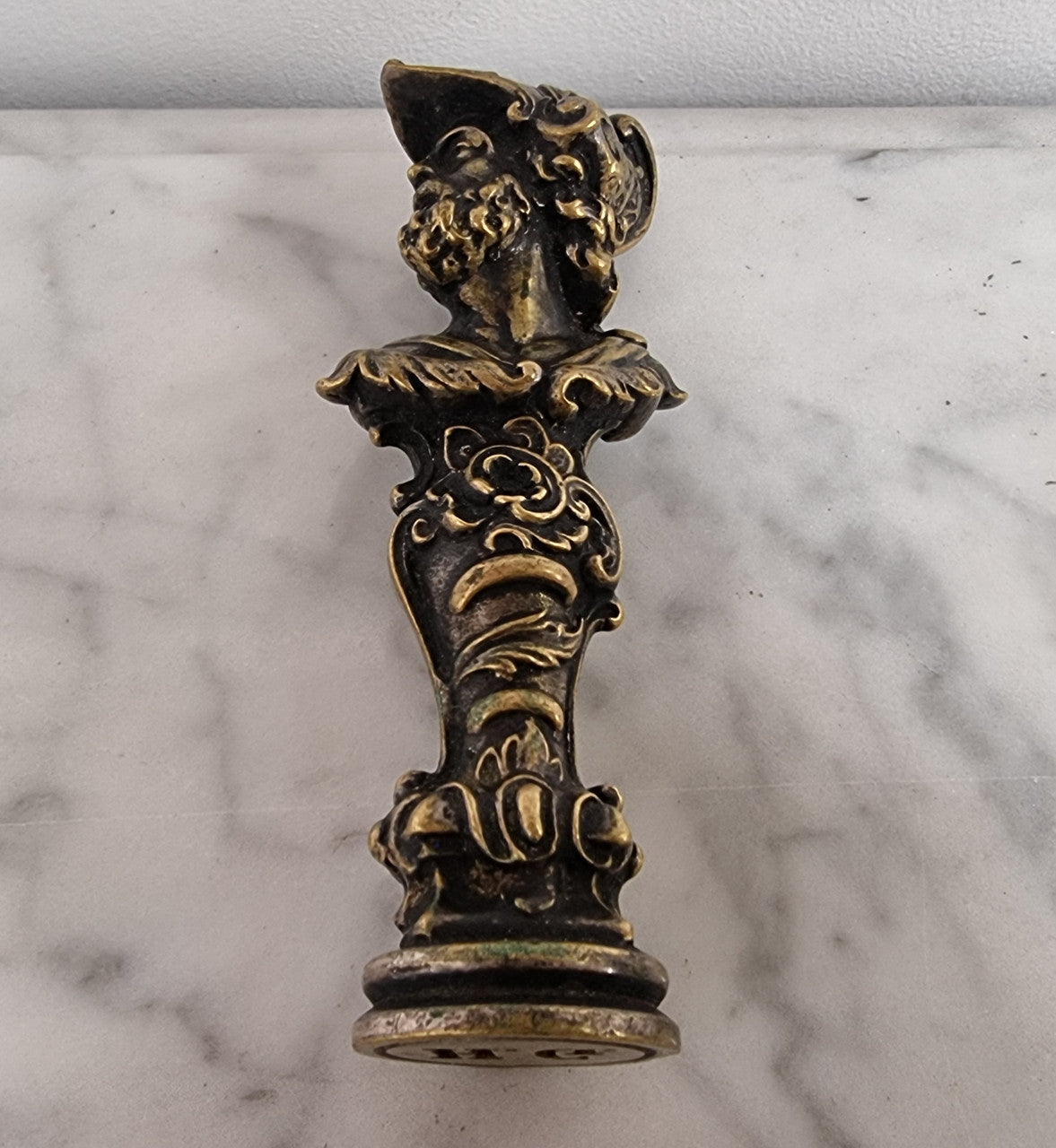 19th Century Bronze Seal Depicting 'AJAX' | Antique & Vintage | Moonee Ponds Antiques | Australia Wide Delivery