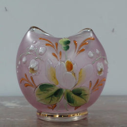 Victorian hand painted vase