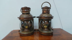 Pair of Masthead Lanterns | Antique & Vintage | Moonee Ponds Antiques | Australia Wide Delivery