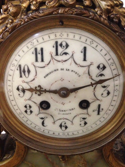 Antique French Gilt Brass Clock Set | Antique & Vintage | Moonee Ponds Antiques | Australia Wide Delivery