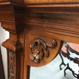 Large French Mantle Mirror