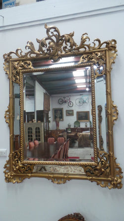 Parisian 19th Century Cushion Mirror | Antique & Vintage | Moonee Ponds Antiques | Australia Wide Delivery