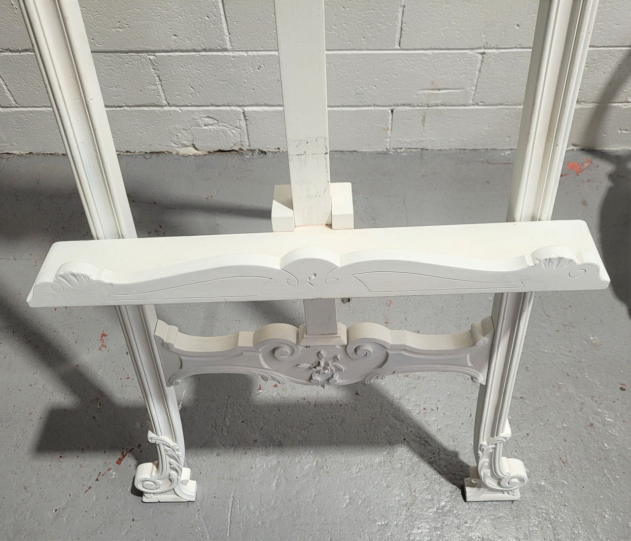 Rococo Style White Painted French Style Easel | Antique & Vintage | Moonee Ponds Antiques | Australia Wide Delivery