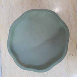 For Sale At Moonee Ponds Antiques Vintage classical design green jasper “Wedgwood” large round lidded trinket box. In good condition please view photos as they help form part of the description.