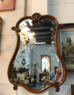Lovely French Oak Wall Mirror | Antique & Vintage | Moonee Ponds Antiques | Australia Wide Delivery