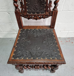 Stunning Set of Six Jacobean Revival Chairs | Antique & Vintage | Moonee Ponds Antiques | Australia Wide Delivery