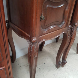 Pair of Beautiful French Oak Bedside Cabinets