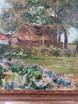 French Landscape Oil Painting | Antique & Vintage | Moonee Ponds Antiques | Australia Wide Delivery