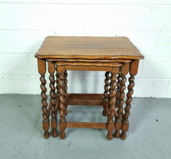 Jacobean Style Antique Nest of Tables | Antique & Vintage | Moonee Ponds Antiques | Australia Wide Delivery