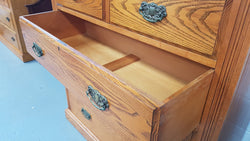 English Oak Edwardian Chest Of Drawers | Antique & Vintage | Moonee Ponds Antiques | Australia Wide Delivery