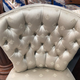 Lovely Upholstered Boudoir Chair