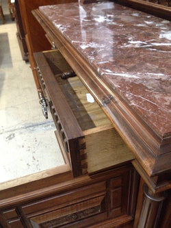 French Walnut Servery | Antique & Vintage | Moonee Ponds Antiques | Australia Wide Delivery