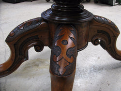 Victorian Burr Walnut Loo Table | Antique & Vintage | Moonee Ponds Antiques | Australia Wide Delivery