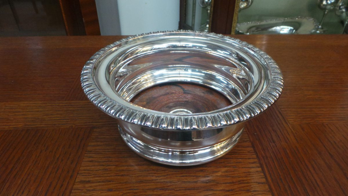 A Fabulous Sheffield Silver Plate Wine Coaster | Antique & Vintage | Moonee Ponds Antiques | Australia Wide Delivery