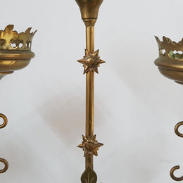 Antique Church Candle Holder