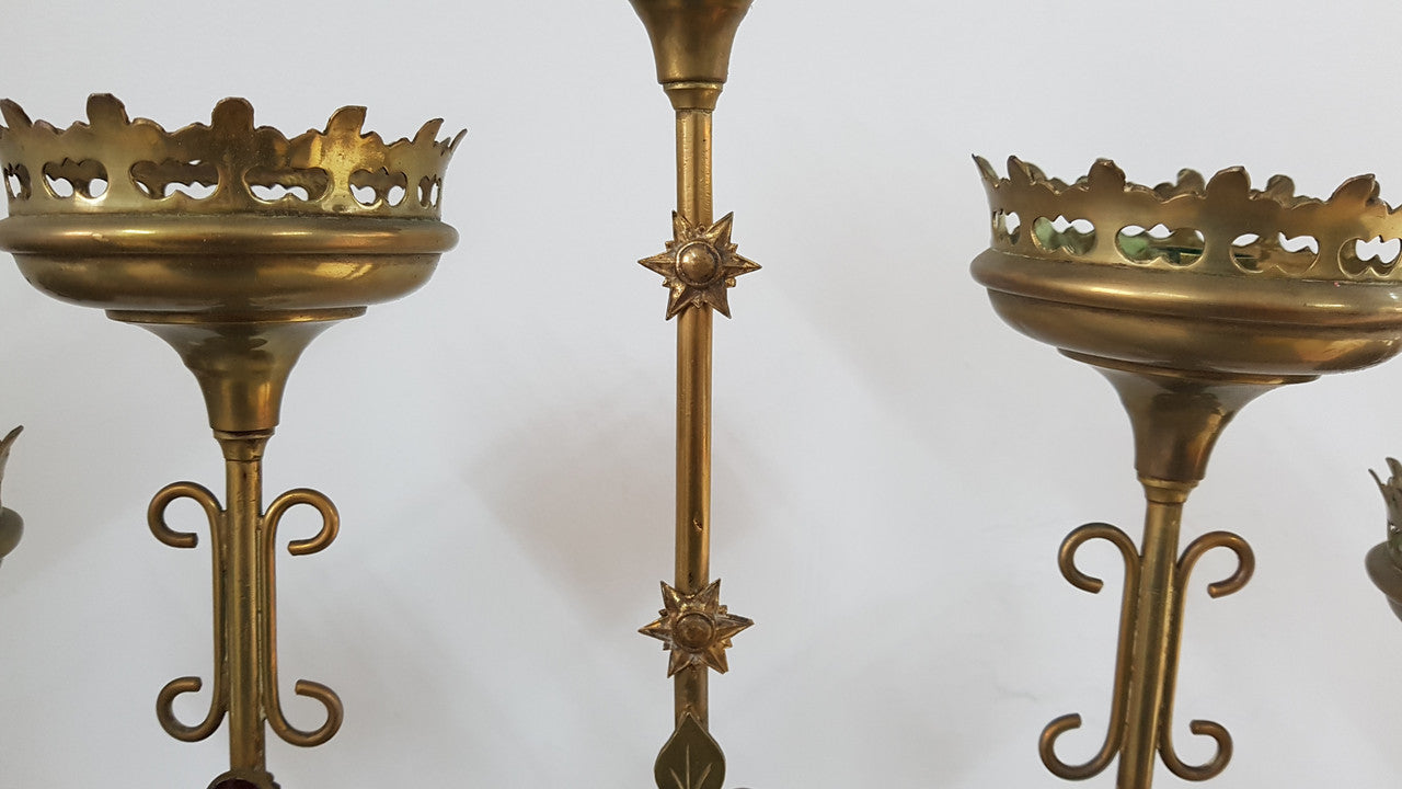 Antique Church Candle Holder
