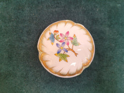 Herend Floral Small Lidded Trinket Bowl Hand Painted Porcelain | Antique & Vintage | Moonee Ponds Antiques | Australia Wide Delivery