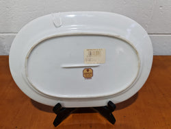T. Limoges Porcelain Decorative Oval Plate Depicting 3 Cherubs With Gold Edging | Antique & Vintage | Moonee Ponds Antiques | Australia Wide Delivery