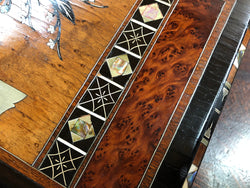 Superb Victorian Inlaid Walnut & Amboyna Jewellery Box | Antique & Vintage | Moonee Ponds Antiques | Australia Wide Delivery