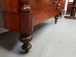 Victorian Flame Mahogany Tallboy With Barley Twist Supports | Antique & Vintage | Moonee Ponds Antiques | Australia Wide Delivery