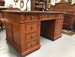 Fabulous French Antique Partners Desk | Antique & Vintage | Moonee Ponds Antiques | Australia Wide Delivery