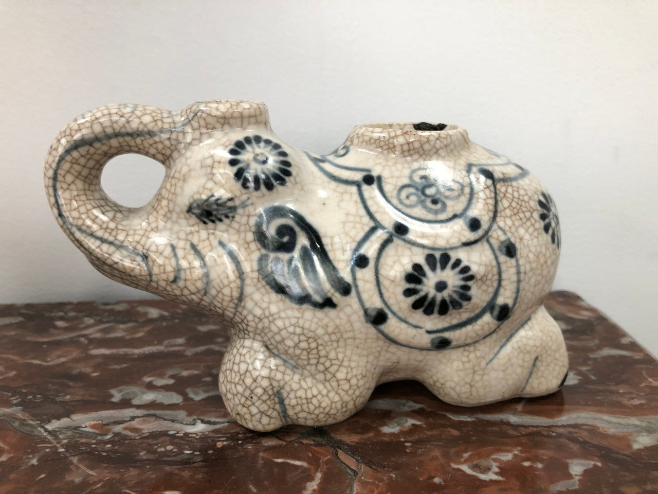 An Interesting Vintage Oriental Ceramic Elephant