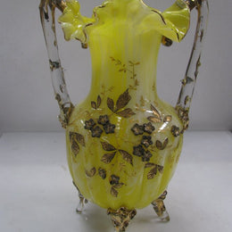 Victorian Moser Style Glass Vase