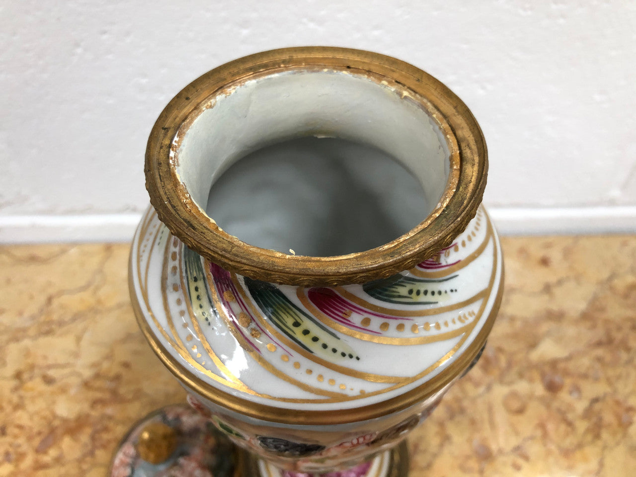 Antique 19th Century Capodimonte Vase | Antique & Vintage | Moonee Ponds Antiques | Australia Wide Delivery