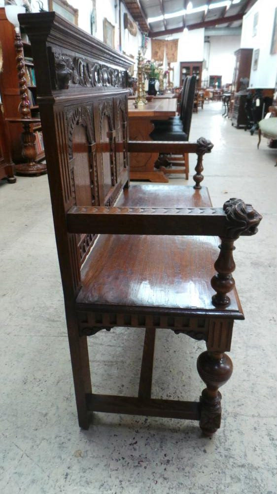 French Gothic Hall Seat