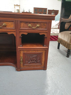 Victorian Burr Walnut Ideal TV Cabinet | Antique & Vintage | Moonee Ponds Antiques | Australia Wide Delivery