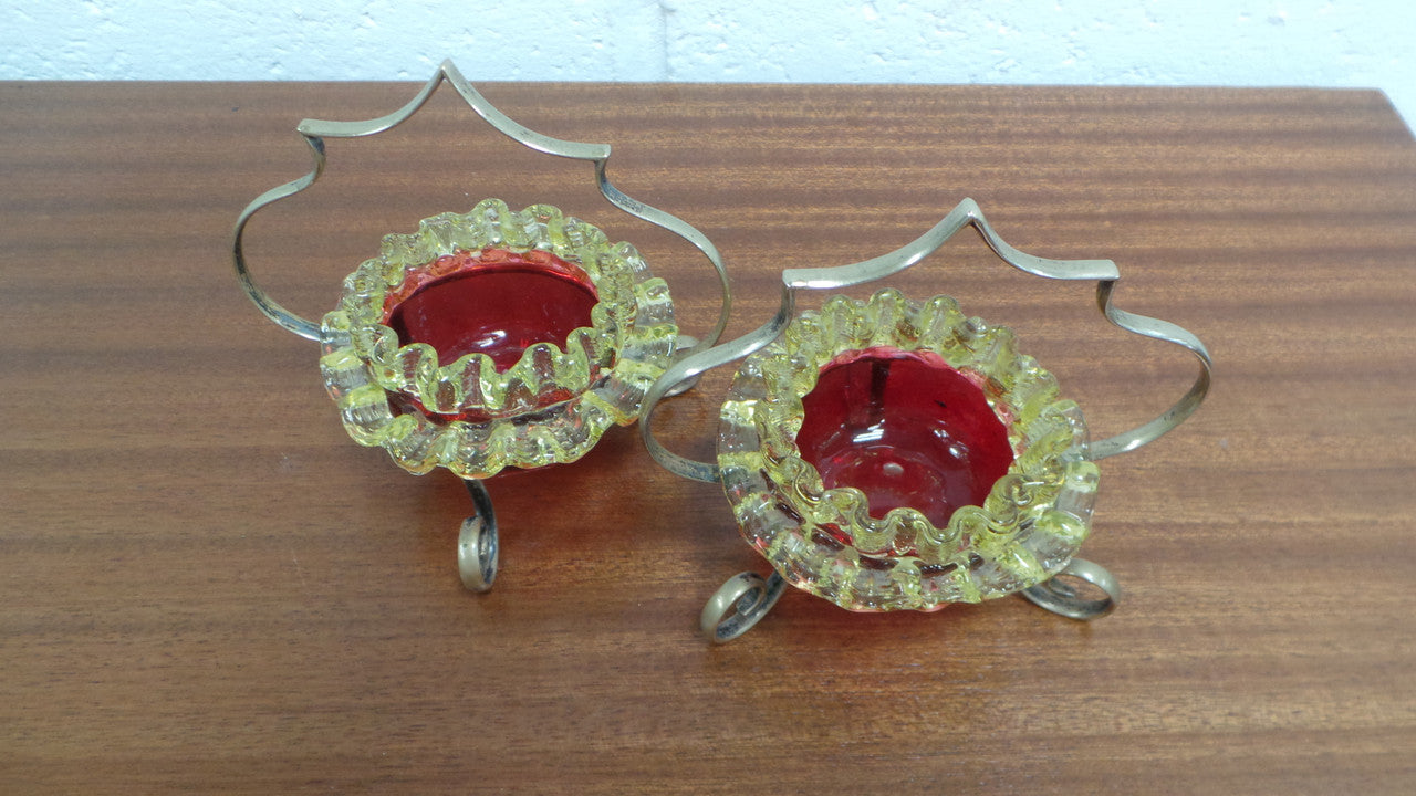 Pair of Victorian Salt | Antique & Vintage | Moonee Ponds Antiques | Australia Wide Delivery