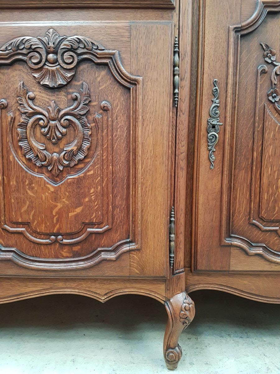 French Louis XV Style Oak Sideboard | Antique & Vintage | Moonee Ponds Antiques | Australia Wide Delivery