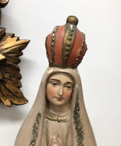 Vintage Blessed Virgin Religious Plaster Statue | Antique & Vintage | Moonee Ponds Antiques | Australia Wide Delivery