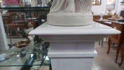 Pair Of 19th-Century Classical White Marble Pedestals | Antique & Vintage | Moonee Ponds Antiques | Australia Wide Delivery