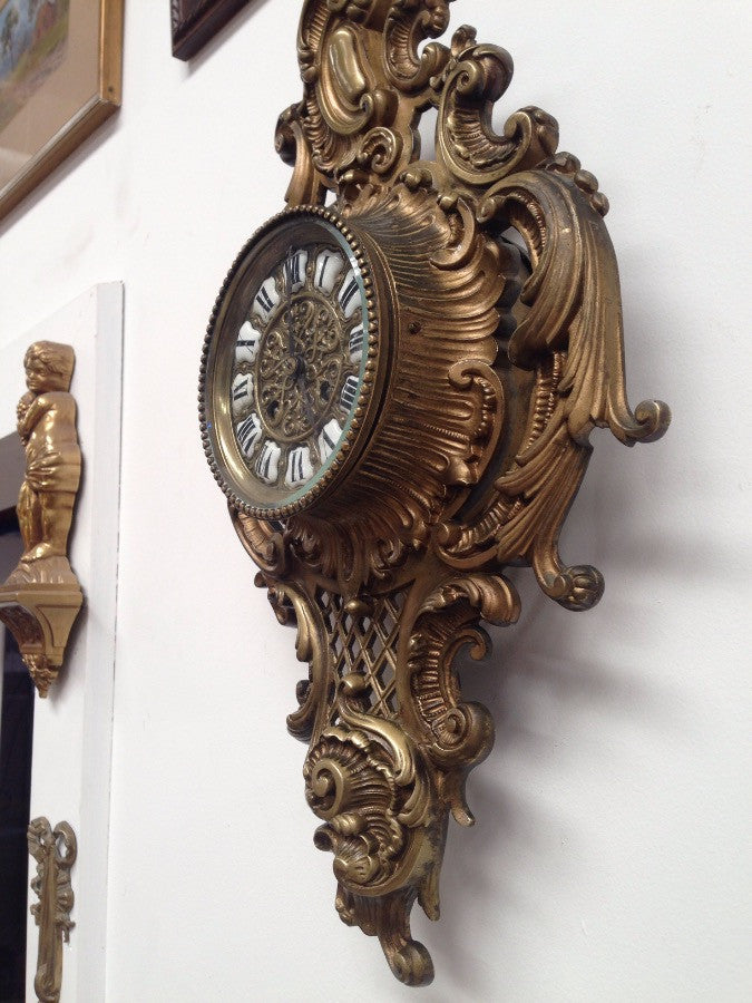 French Cartel Clock | Antique & Vintage | Moonee Ponds Antiques | Australia Wide Delivery