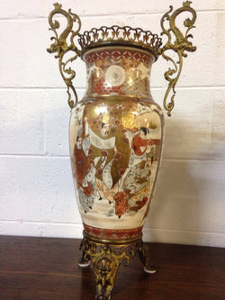 Satsuma Jardiniere and Vases Set | Antique & Vintage | Moonee Ponds Antiques | Australia Wide Delivery