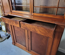 Rare Early Australian Colonial Full Cedar Bookcase | Antique & Vintage | Moonee Ponds Antiques | Australia Wide Delivery