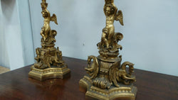 Exquisite Pair Of French Bronze Candelabras | Antique & Vintage | Moonee Ponds Antiques | Australia Wide Delivery