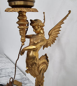 Lovely 19th Century Ormolu Table Lamp | Antique & Vintage | Moonee Ponds Antiques | Australia Wide Delivery